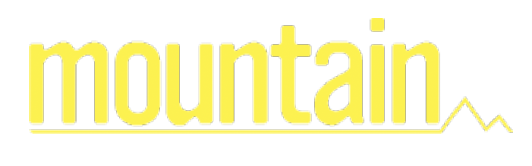 A yellow logo of the word " fountain ".